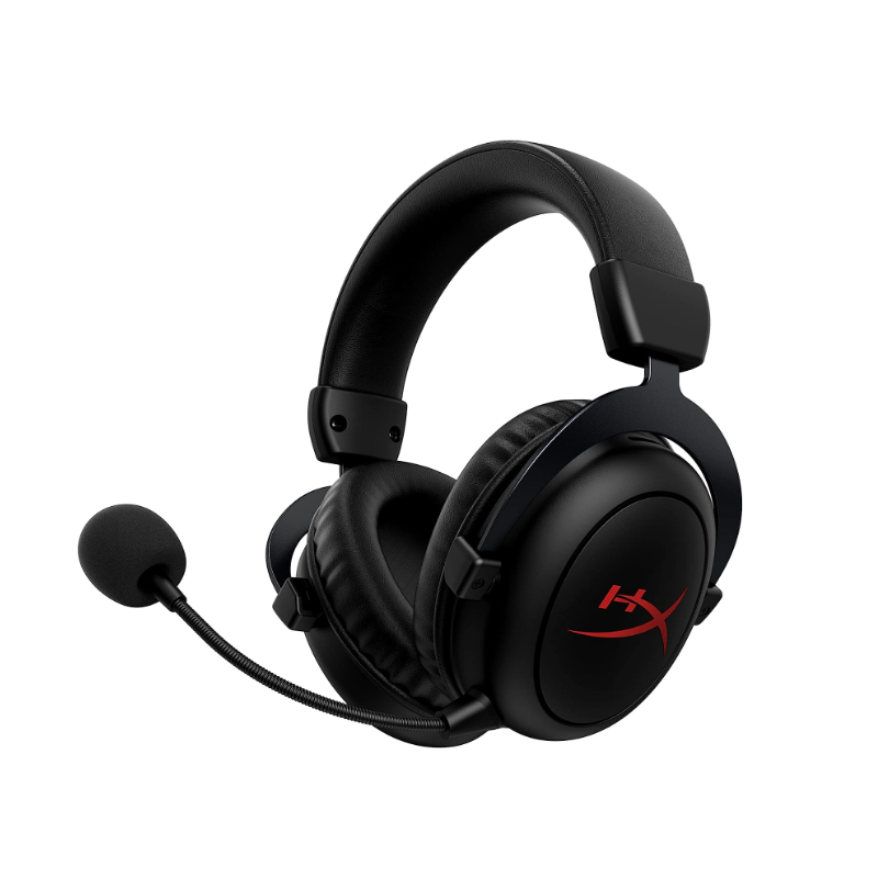 HyperX Cloud II Core Wireless - Gaming Headset for PC, DTS Headphone:X Spatial Audio, Memory Foam Ear Pads, Black